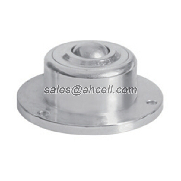 IS-13 50kg Capacity Mini Ball Transfer Unit Flange Steel Ball Roller Caster