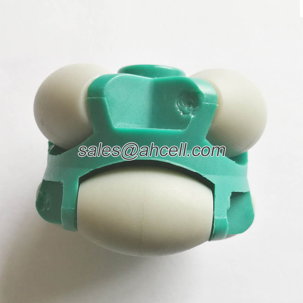 50mm Omniwheel ABS Plastic Conveyor Nylon Roller Caster OW50 Wheel