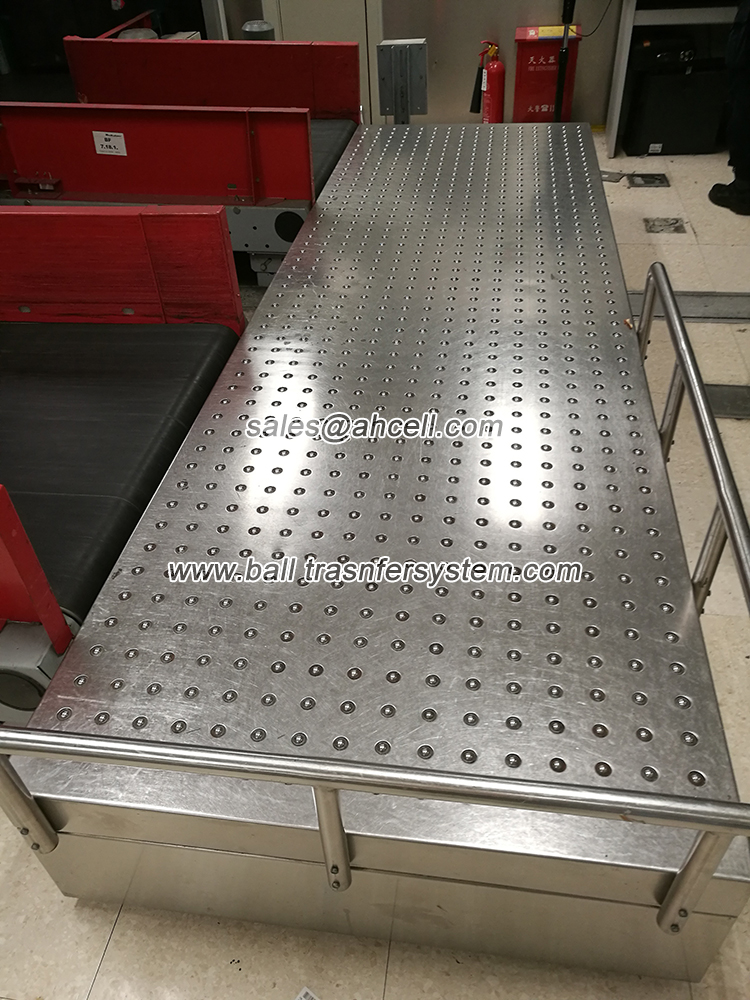 Ball Tansfer Units Table in Shanghai Hongqiao Airport