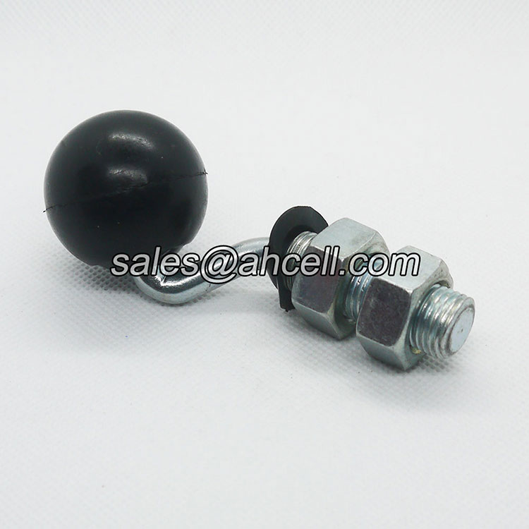 OF35 RB100 35mm Rubber Ball Omnifloat Ball Caster for Glass Machines