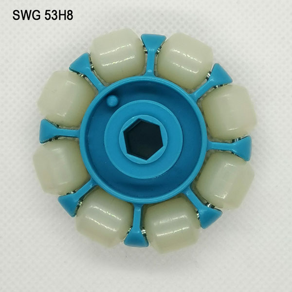 SWG 53H8 Plastic Conveyor Roller Omni track Caster wheel