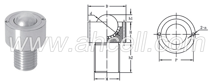 BCHM Stainless Steel MISUMI Ball Roller