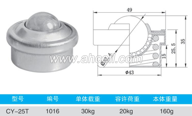 CY-25T Spring Ball Transfer unit