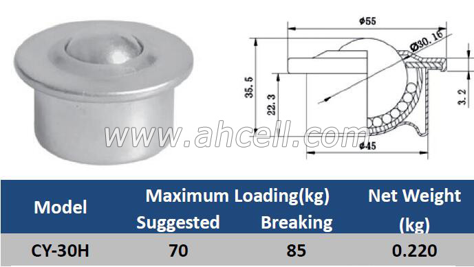 CY-30H Ball Transfer Unit